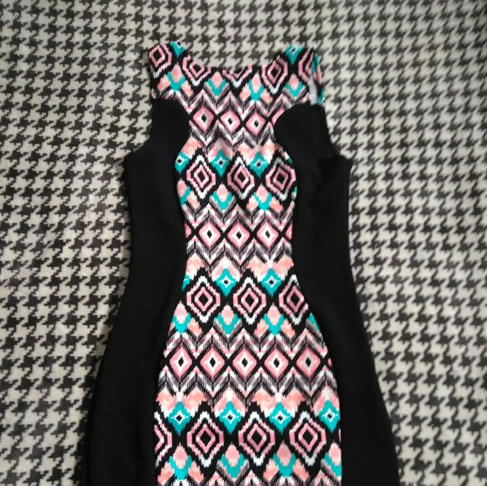 Aztec print dress